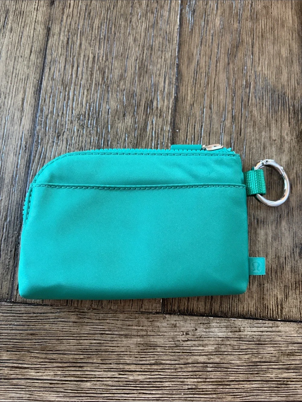 lululemon athletica Teal Clippable Card Pouch